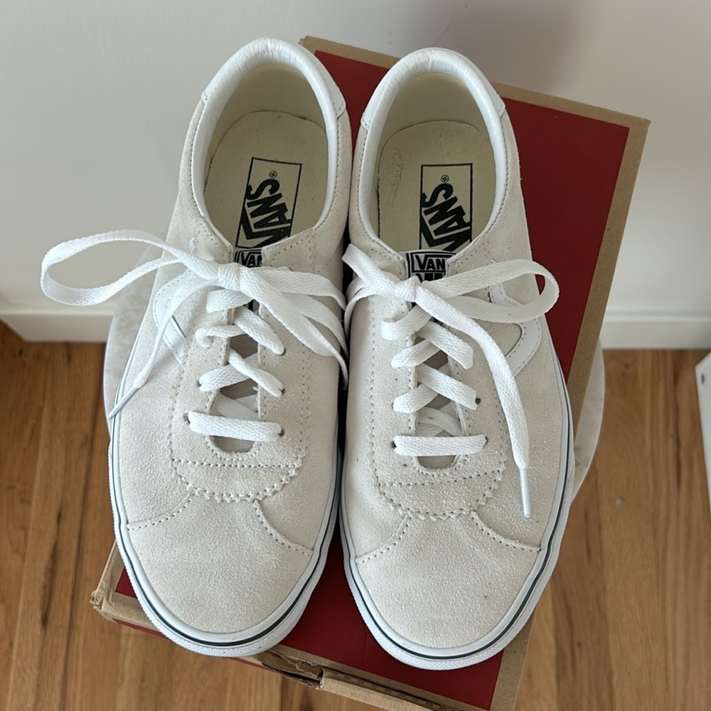 Vans Off The Wall Sport LX Suede White US W 8 (like new) - Picture 6 of 8